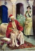 Arab or Arabic people and life. Orientalism oil paintings 125